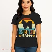 Shih Tzu Mama Women's T-Shirt thumb 4