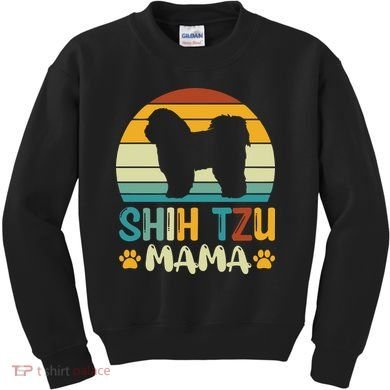 Shih Tzu Mama Kids Sweatshirt