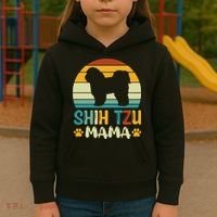 Shih Tzu Mama Kids Hoodie thumb 3