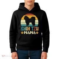 Shih Tzu Mama Kids Hoodie thumb 4