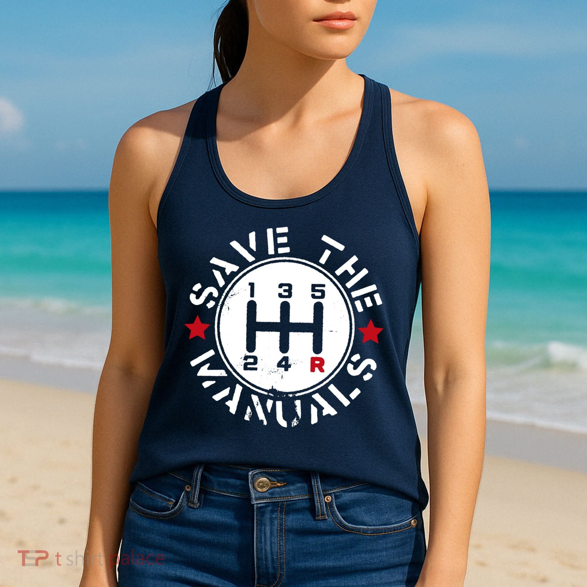 Save The Manuals Women's Tank Top