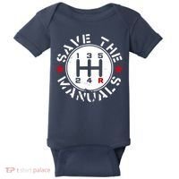 Save The Manuals Baby Bodysuit thumb 0