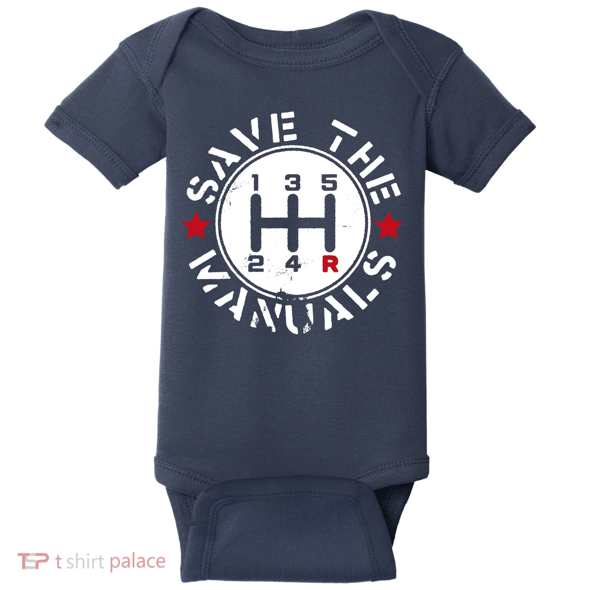 Save The Manuals Baby Bodysuit