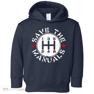 Save The Manuals Toddler Hoodie