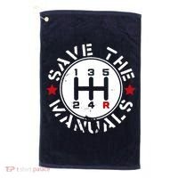 Save The Manuals Golf Towel thumb 0