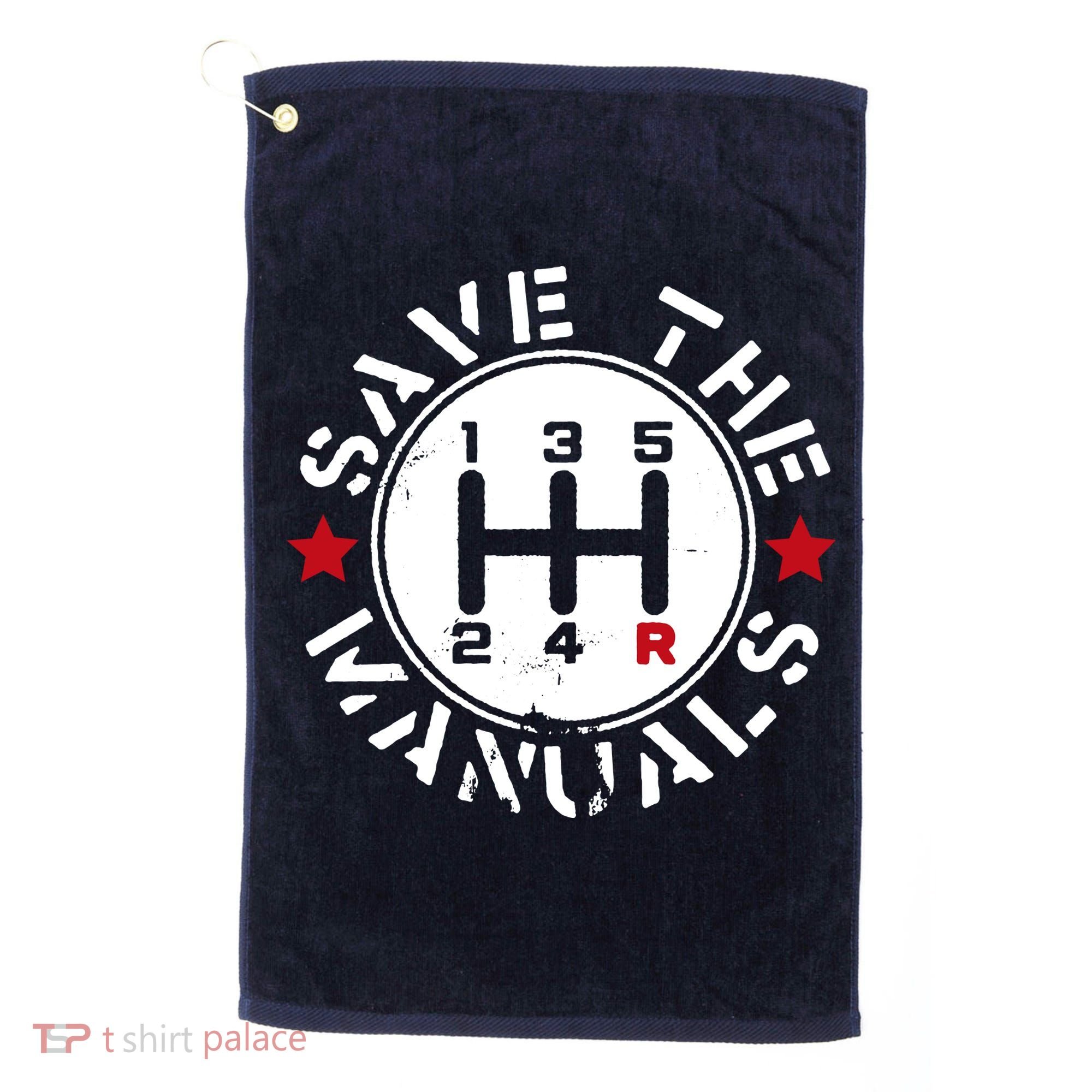 Save The Manuals Golf Towel