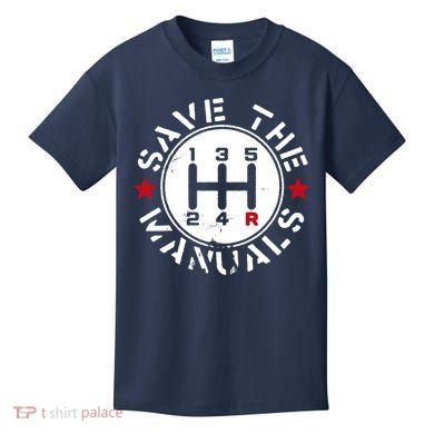 Save The Manuals Kids T-Shirt