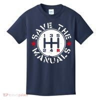 Save The Manuals Kids T-Shirt thumb 0
