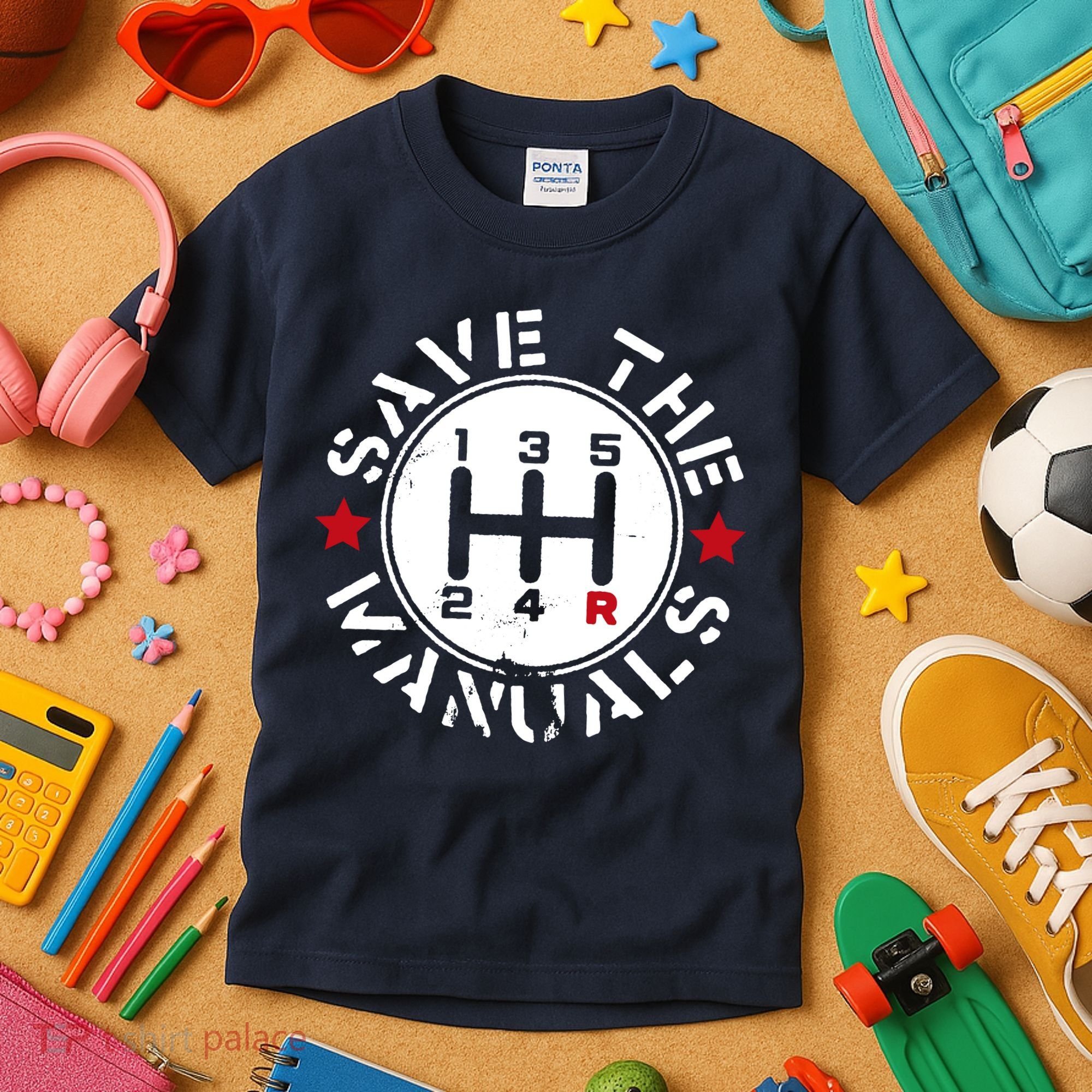 Save The Manuals Kids T-Shirt