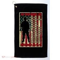 Say Their Names Joe Of 13 Fallen Soldiers Tribute Golf Towel thumb 0