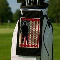 Say Their Names Joe Of 13 Fallen Soldiers Tribute Golf Towel thumb 2