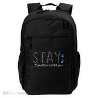 Stay Tomorrow Needs You Semicolon Suicide Prevention Backpack thumb 0