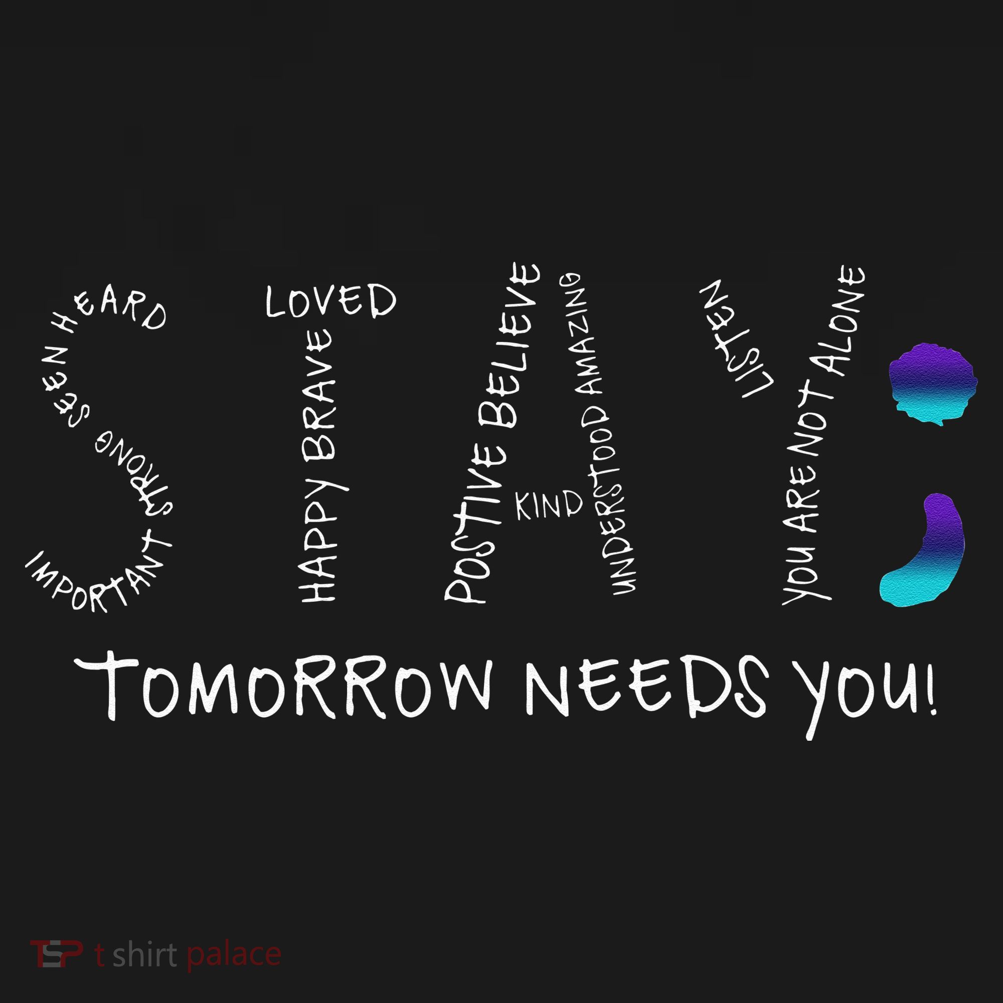 Stay Tomorrow Needs You Semicolon Suicide Prevention Tank Top