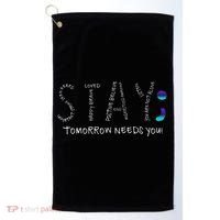Stay Tomorrow Needs You Semicolon Suicide Prevention Golf Towel thumb 0