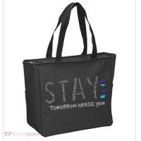 Stay Tomorrow Needs You Semicolon Suicide Prevention Tote Bag thumb 2