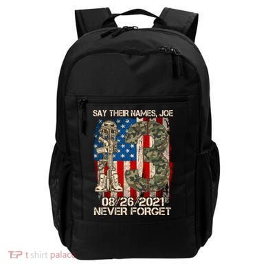 Say Their Names Joe 082621 Never Forget Backpack