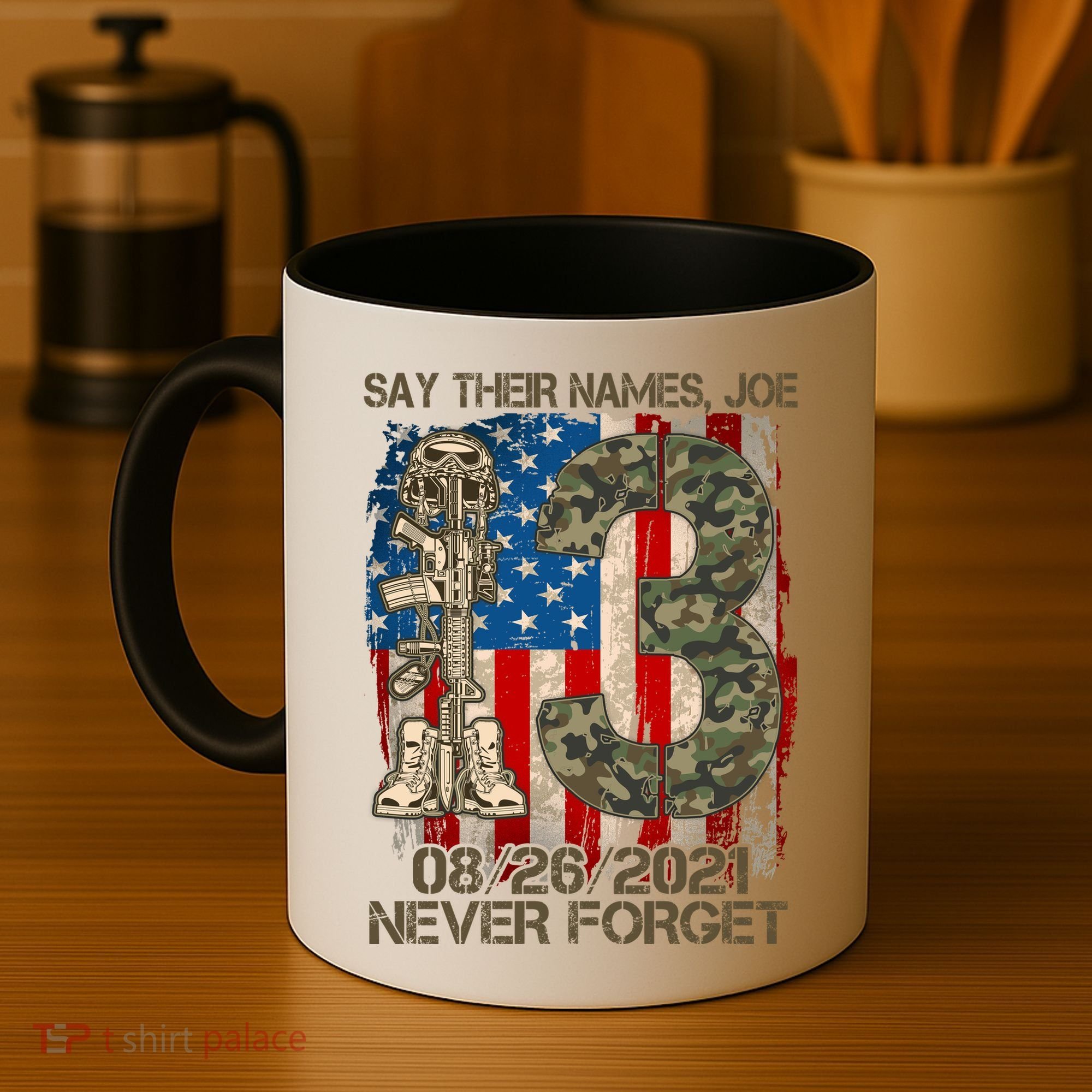 Say Their Names Joe 082621 Never Forget Coffee Mug