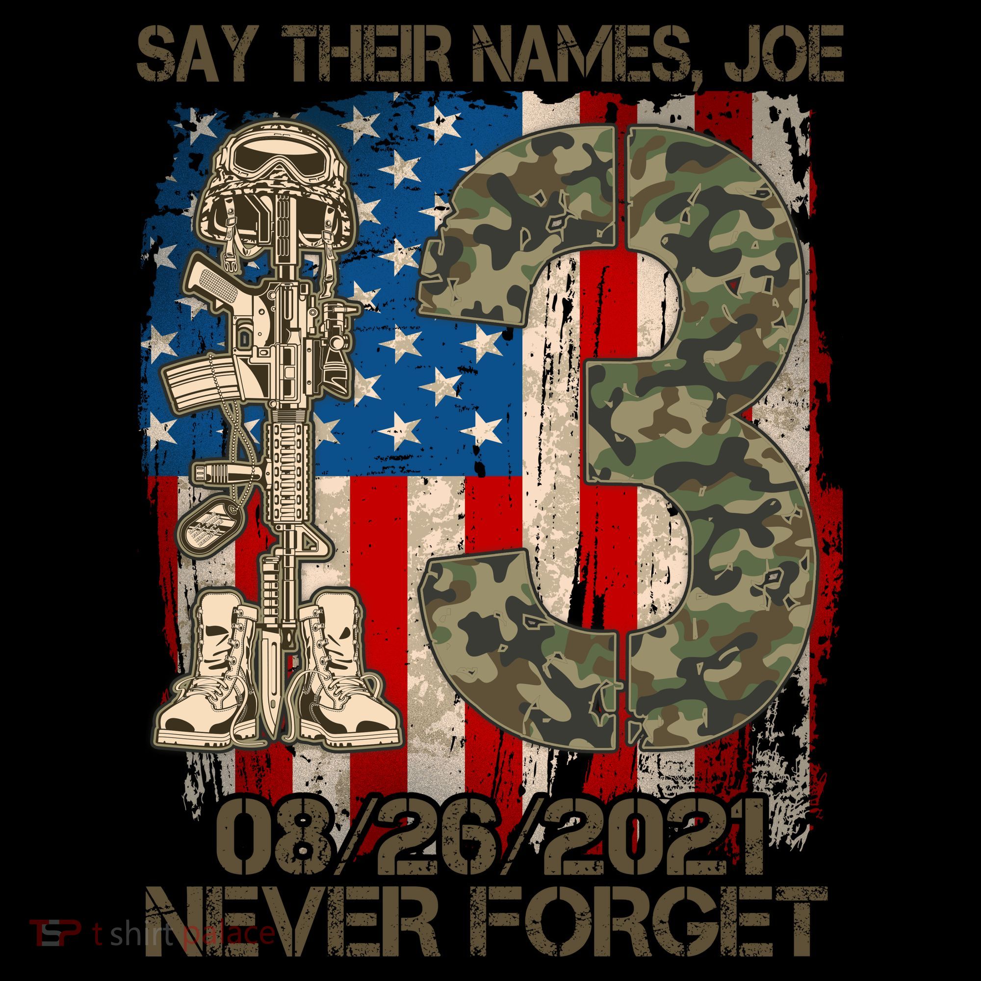 Say Their Names Joe 082621 Never Forget Coffee Mug