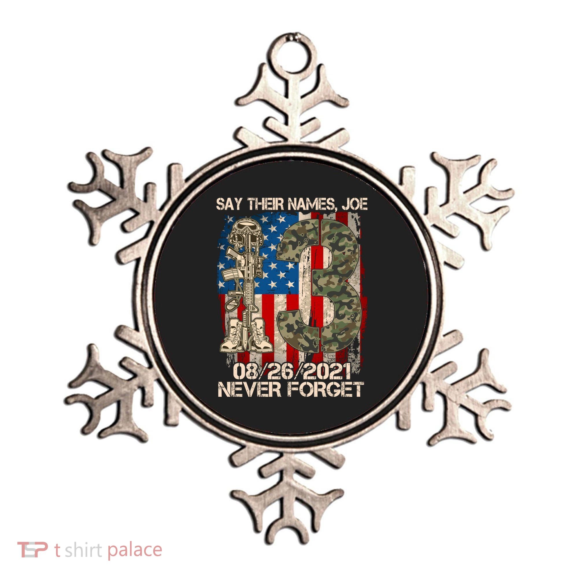 Say Their Names Joe 082621 Never Forget Ornament
