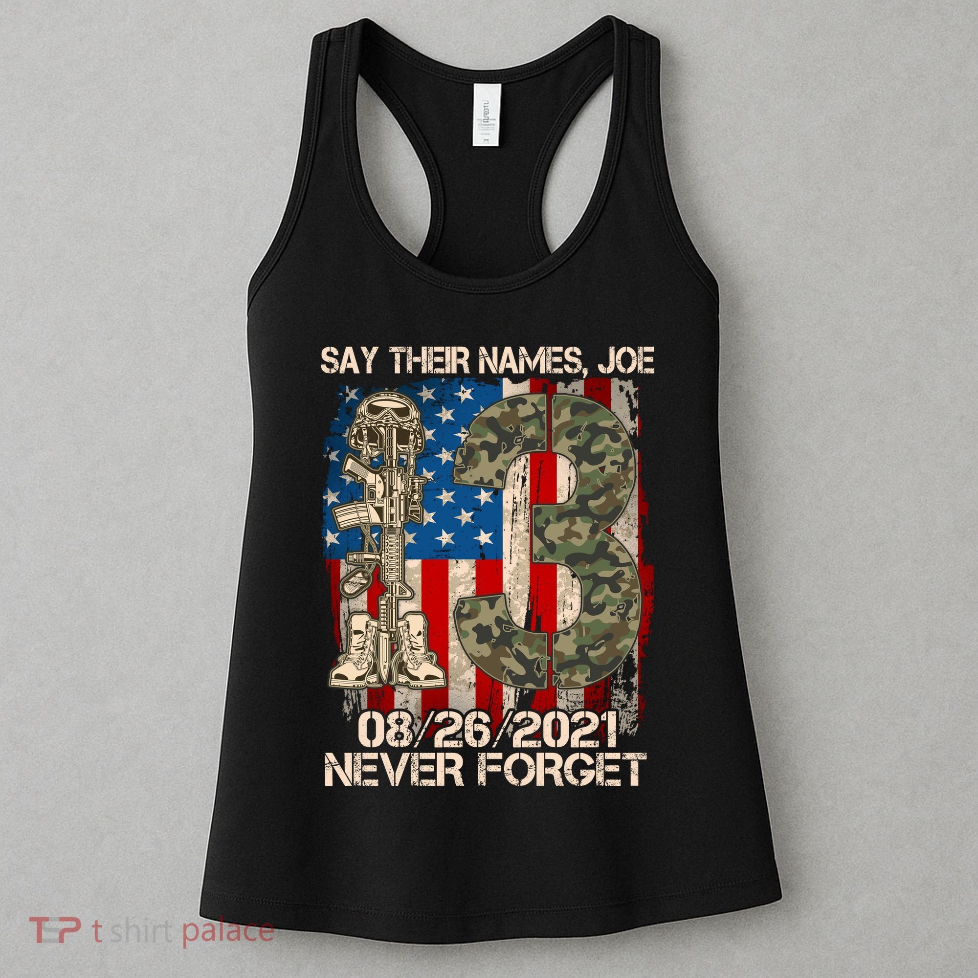Say Their Names Joe 082621 Never Forget Women's Tank Top