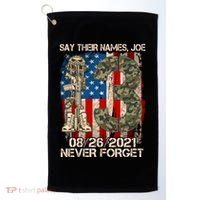 Say Their Names Joe 082621 Never Forget Golf Towel thumb 0