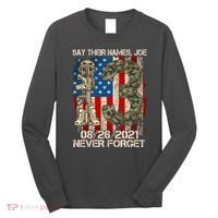 Say Their Names Joe 082621 Never Forget Long Sleeve Shirt thumb 0