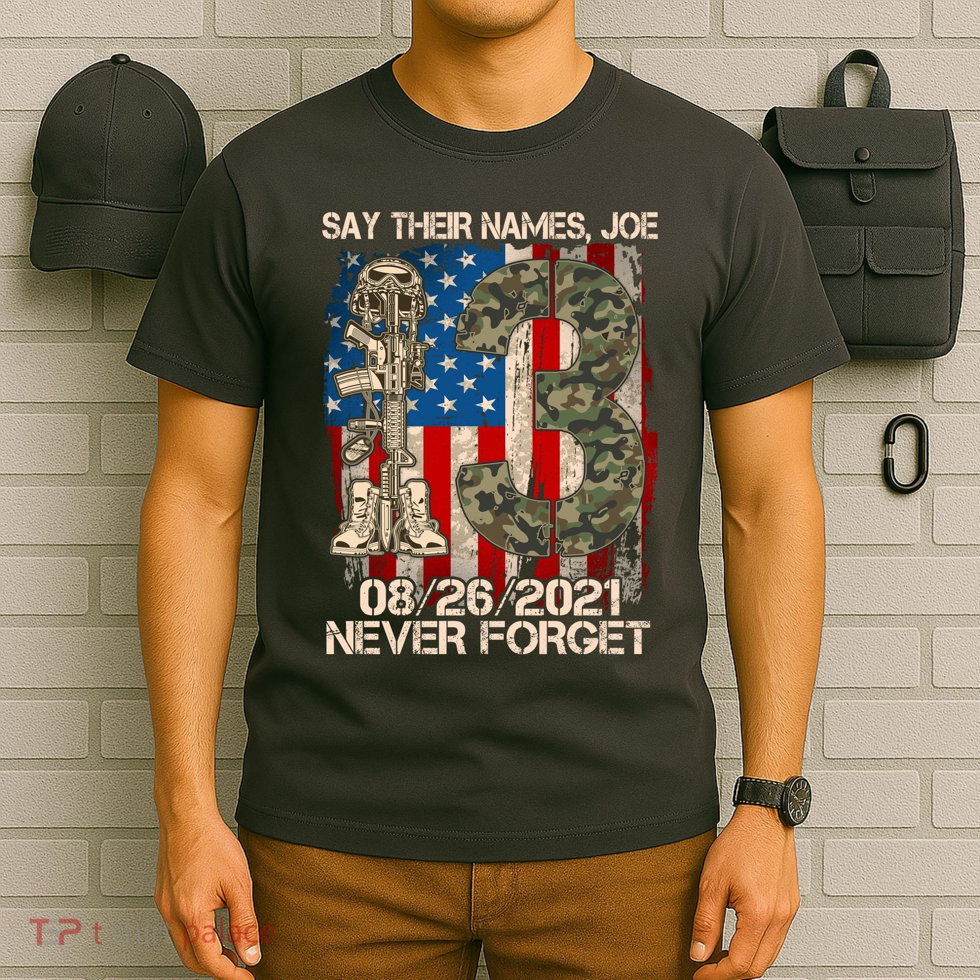 Say Their Names Joe 082621 Never Forget T-Shirt