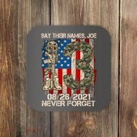 Say Their Names Joe 082621 Never Forget Coaster thumb 0