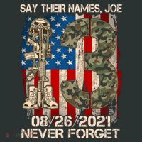 Say Their Names Joe 082621 Never Forget Baby Bodysuit thumb 2