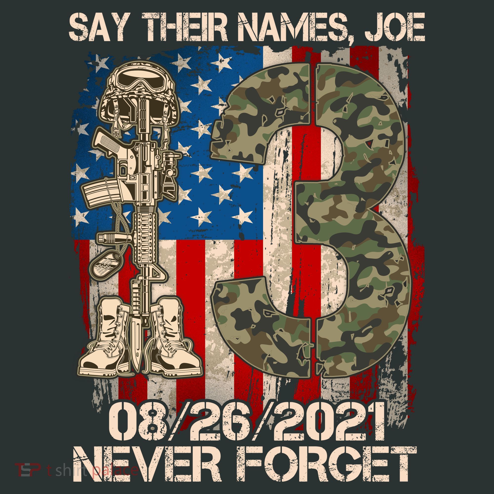 Say Their Names Joe 082621 Never Forget Baby Bodysuit