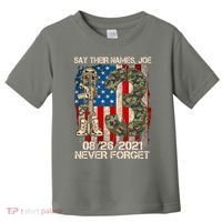 Say Their Names Joe 082621 Never Forget Toddler T-Shirt thumb 0