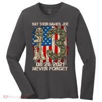 Say Their Names Joe 082621 Never Forget Women's Long Sleeve Shirt thumb 0