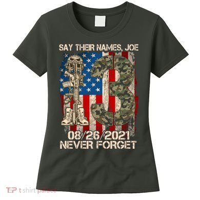 Say Their Names Joe 082621 Never Forget Women's T-Shirt