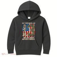 Say Their Names Joe 082621 Never Forget Kids Hoodie thumb 0