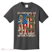 Say Their Names Joe 082621 Never Forget Kids T-Shirt thumb 0