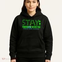 Stay Tomorrow Needs You Mental Health Matters Awareness Hoodie thumb 5