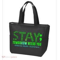 Stay Tomorrow Needs You Mental Health Matters Awareness Tote Bag thumb 3