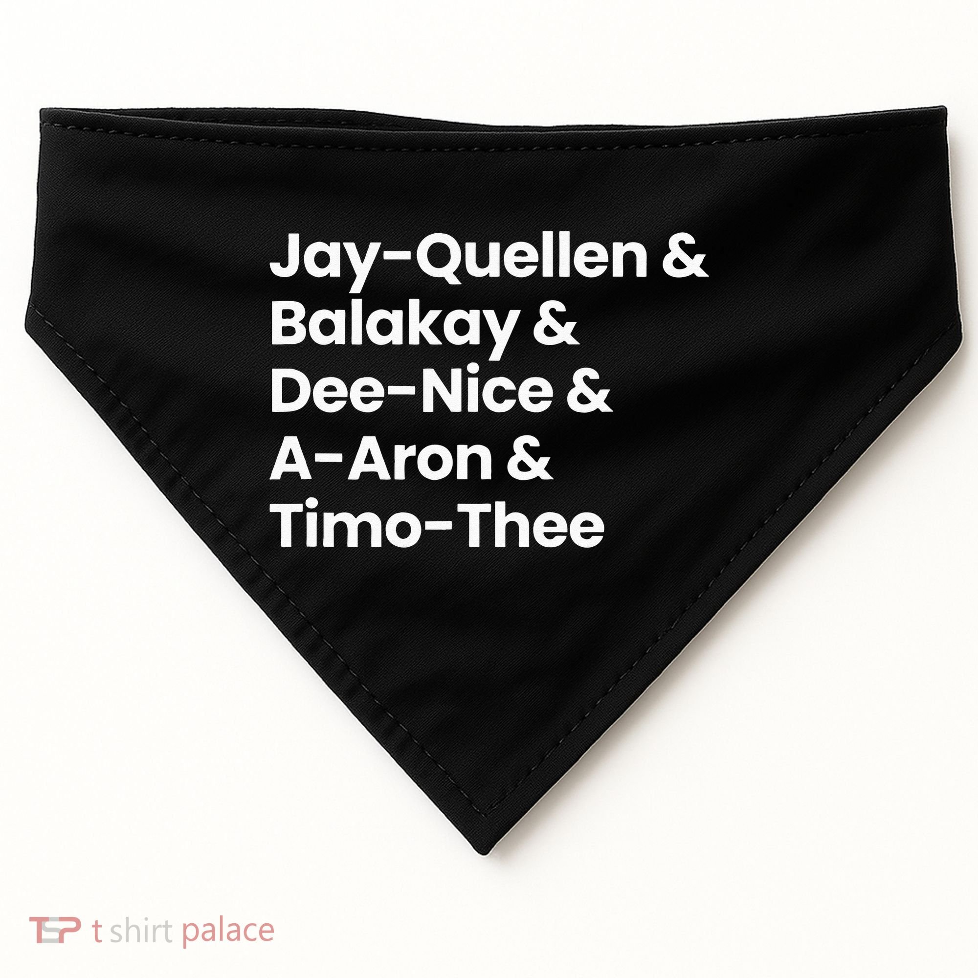 SUBSTITUTE TEACHER NAMES USA-Made Doggie Bandana