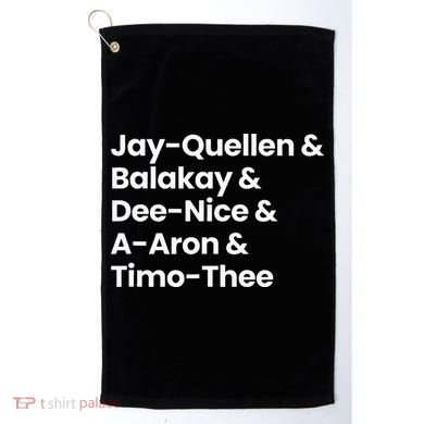 SUBSTITUTE TEACHER NAMES Golf Towel