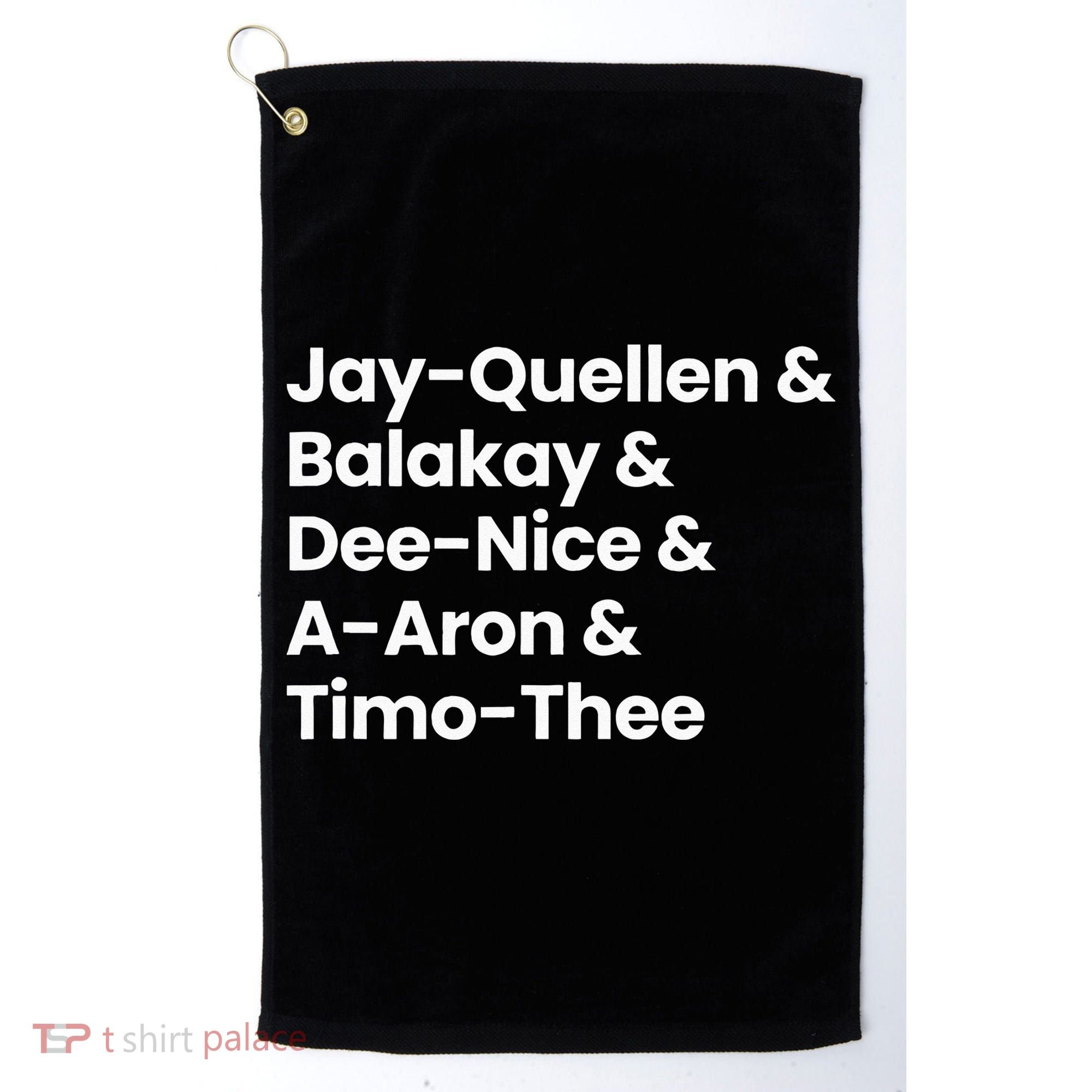 SUBSTITUTE TEACHER NAMES Golf Towel