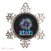 Stay Tomrrow Needs You Suicide Prevention Awareness Ornament thumb 0
