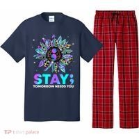 Stay Tomrrow Needs You Suicide Prevention Awareness Pajama Set thumb 0