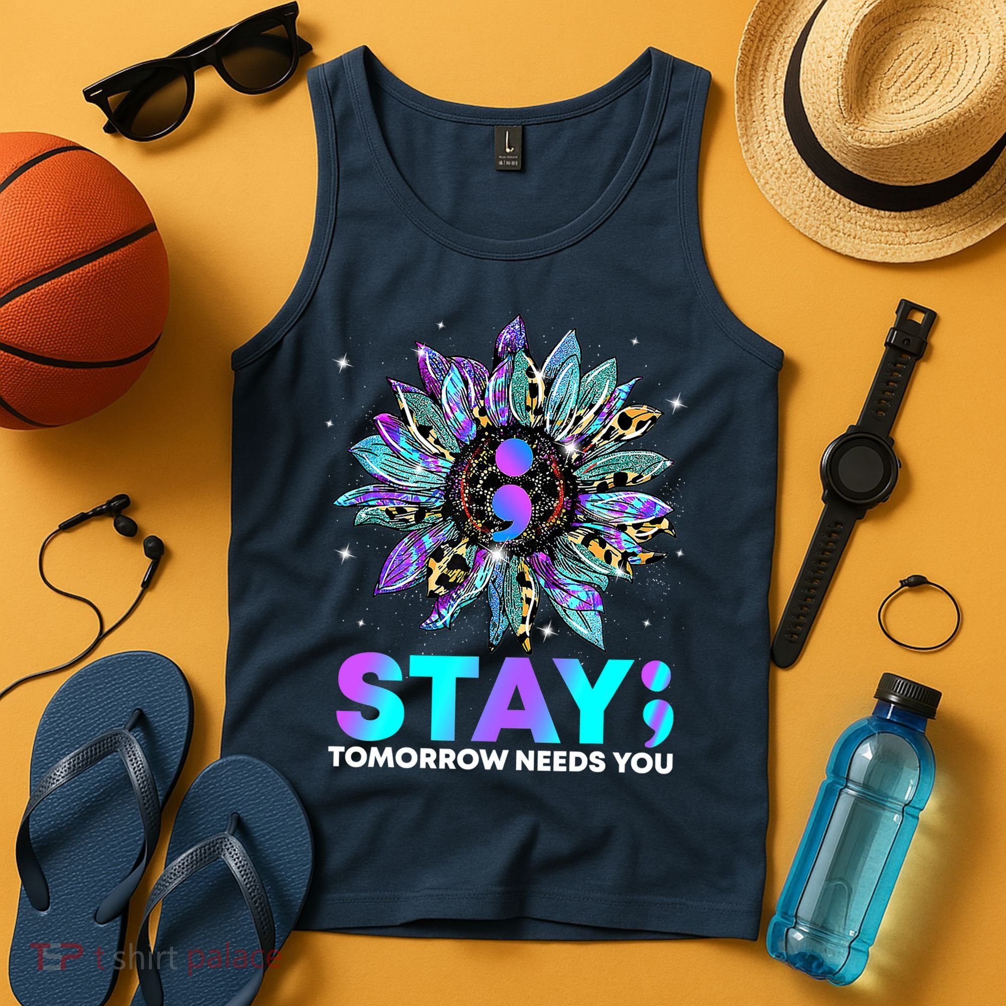 Stay Tomrrow Needs You Suicide Prevention Awareness Tank Top