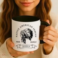 Seneca Tribe Native American Indian Pride Respect Darker Gift Coffee Mug thumb 3