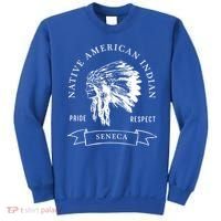 Seneca Tribe Native American Indian Pride Respect Darker Gift Sweatshirt thumb 0