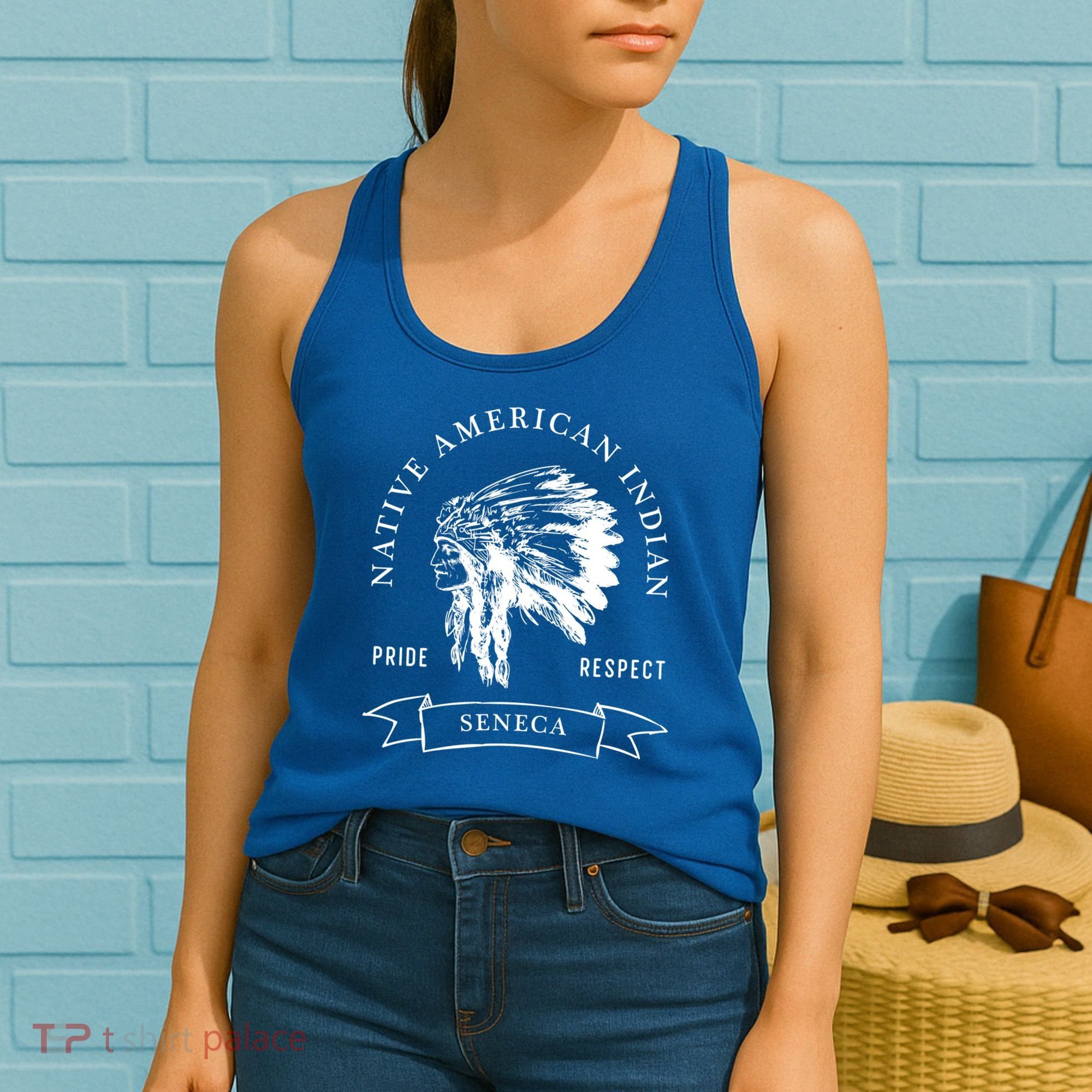 Seneca Tribe Native American Indian Pride Respect Darker Gift Women's Tank Top