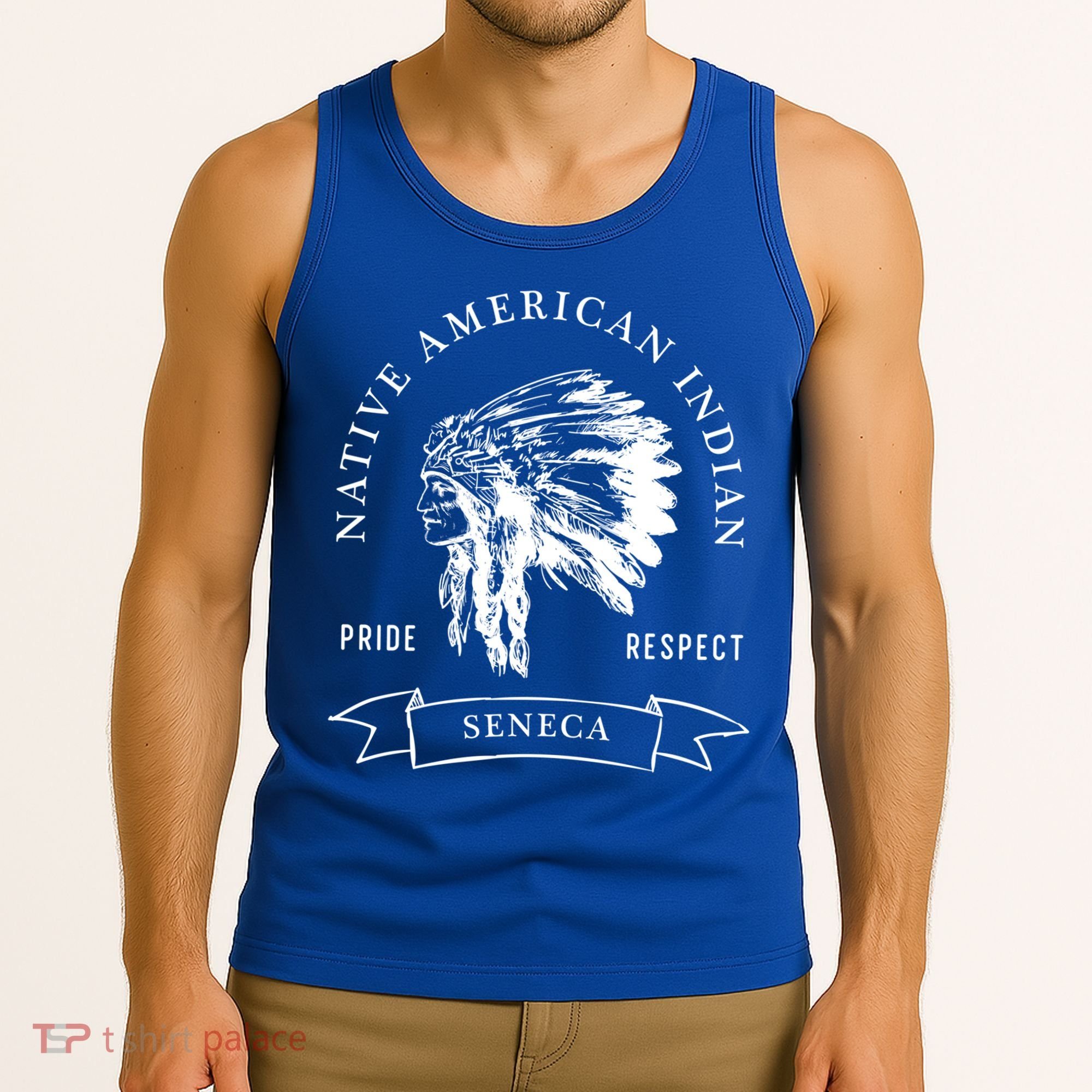 Seneca Tribe Native American Indian Pride Respect Darker Gift Tank Top