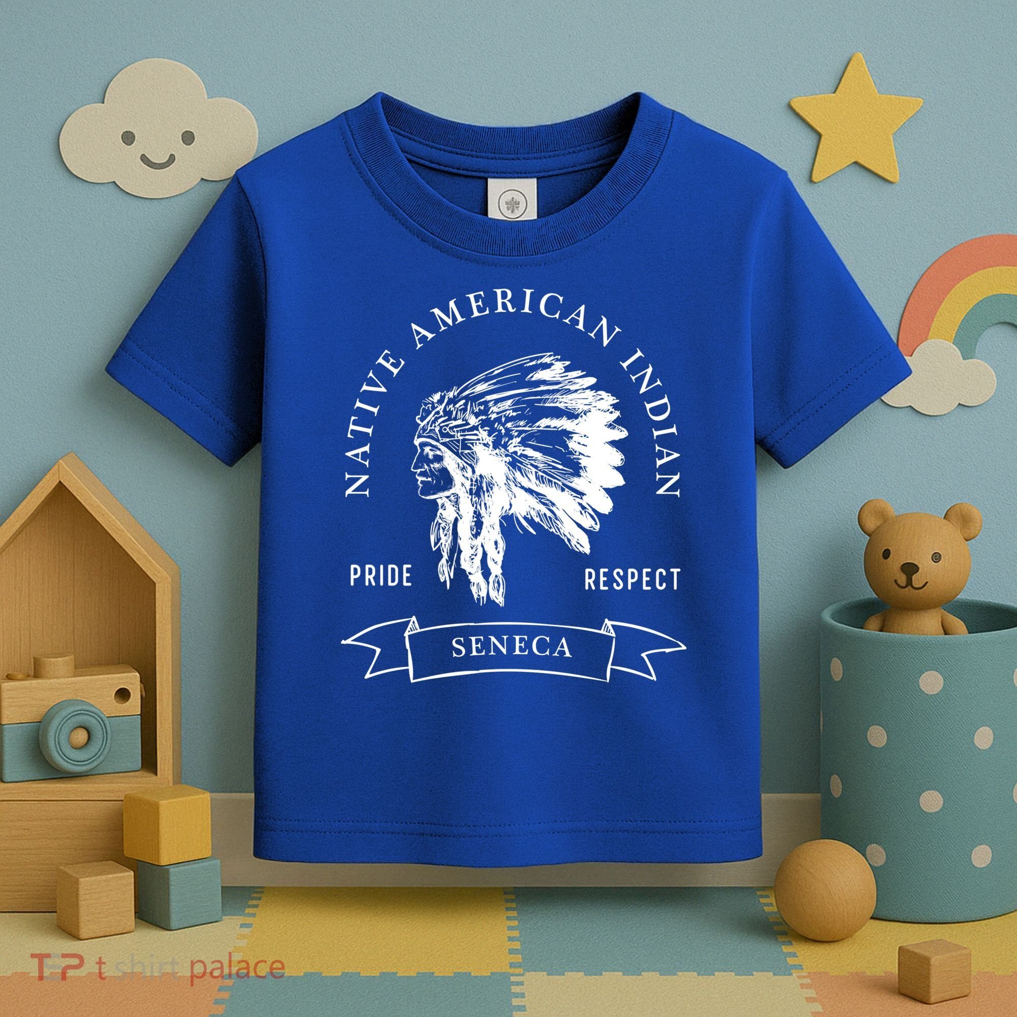 Seneca Tribe Native American Indian Pride Respect Darker Gift Toddler T-Shirt