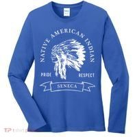 Seneca Tribe Native American Indian Pride Respect Darker Gift Women's Long Sleeve Shirt thumb 0