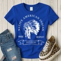 Seneca Tribe Native American Indian Pride Respect Darker Gift Women's T-Shirt thumb 3